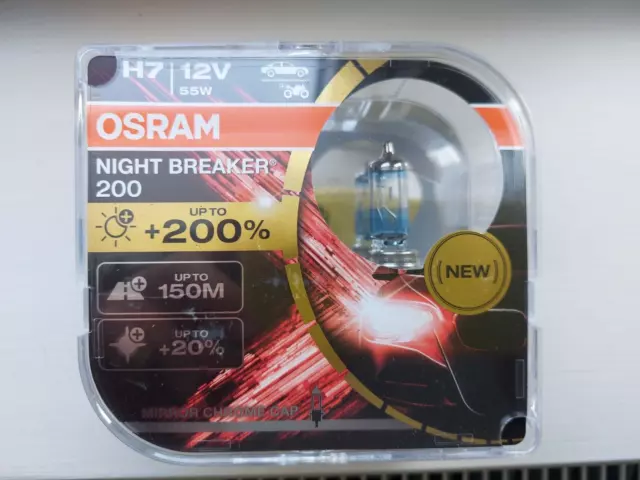 OSRAM Night Breaker 200 64210Nb200 H7 12V 55W Px26D 200