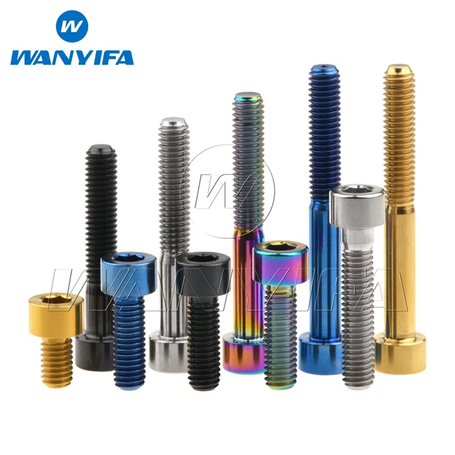 5 Bulloni Con Testa Torx In Titanio: M10, Grado 5 (M10x20-65 Mm - Foto 5