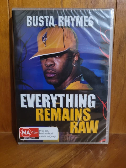 BUSTA RHYMES Everything Remains Raw Live DVD (Brand New Sealed) (Free Postage)