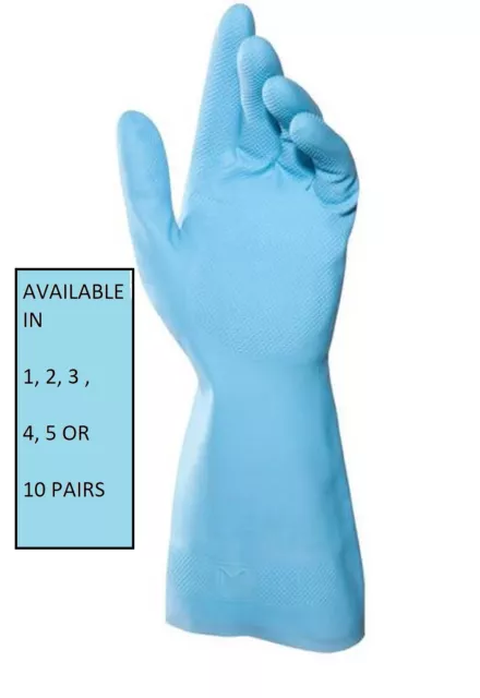 1 2  5 10 Pairs Laminating GRP Resin Chemical MAPA 117 Latex Gloves - Size 8