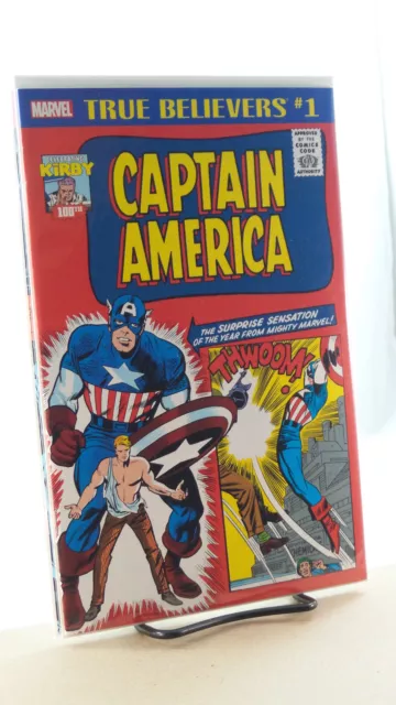 True Believers Kirby 100Th Captain America #1 Marvel Comics