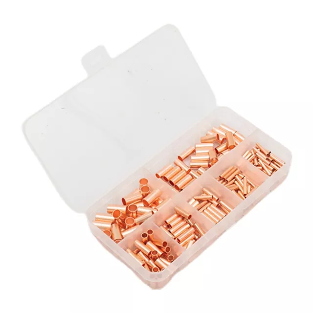 250Pcs Connecteurs Terminal Kit Accessoires Cable Pince Cuivre Remplacement