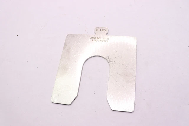 (20-Pk) CH Hanson Pre-Cut Shim Stainless Steel 3 mm x 5-In x 5-In D-125