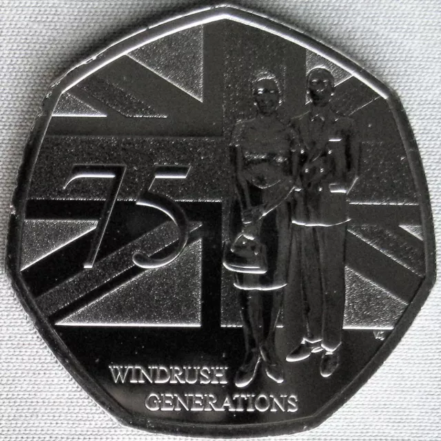 *NEW*GREAT BRITAIN / UK_50 Pence 2023_75th Anniv. of Windrush Generations_BUnc