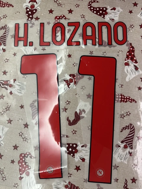 Kit Noms Et Numéros SSC Napoli – Iezzo – Saison 2009/10 – Macron – Neuf