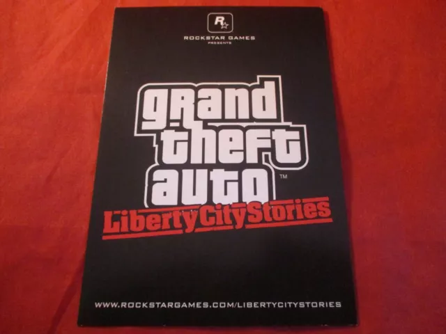 Grand Theft Auto Liberty City Stories PS2 Game Poster Multiple Sizes  11x17-24x36