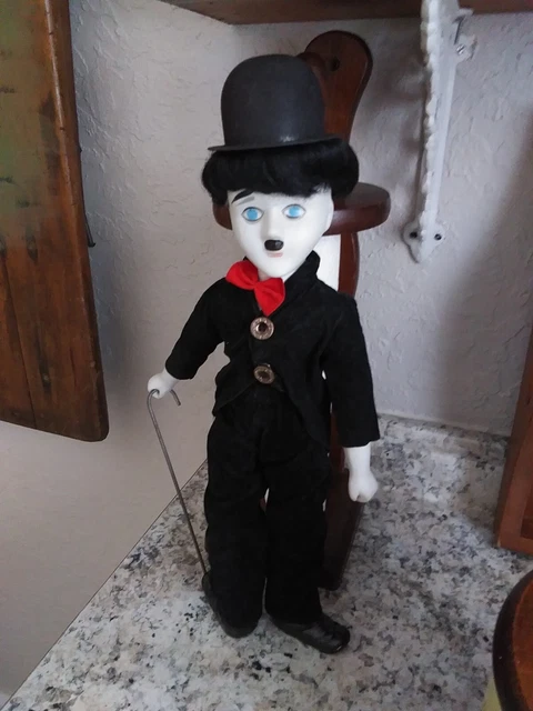Vintage Albert E Price White Porcelain Bisque Charlie Chaplin Doll 18"