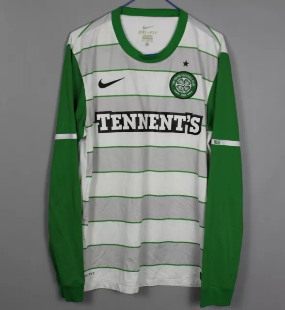 Celtic Scotland 2011/2012 Away Football Shirt Jersey Nike Size M Long Sleeve