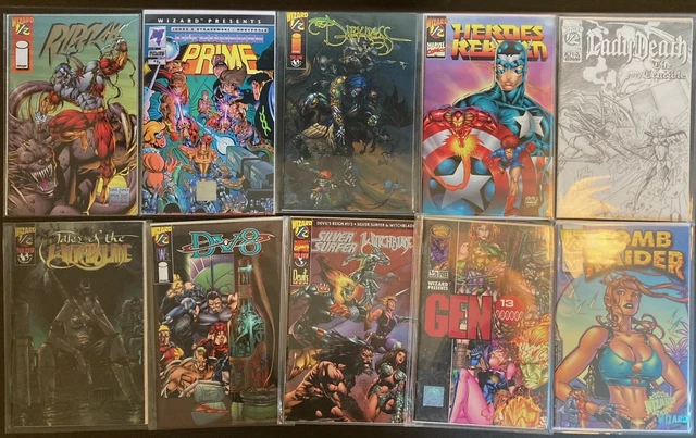 Wizard Magazine 1/2 Comics Bundle