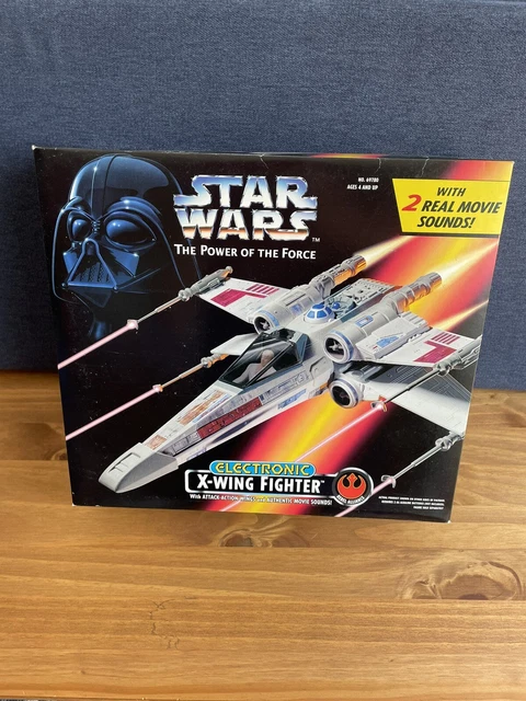 Star Wars Electronic X-wing Fighter The Power Of The Force By Kenner 1995. NEW