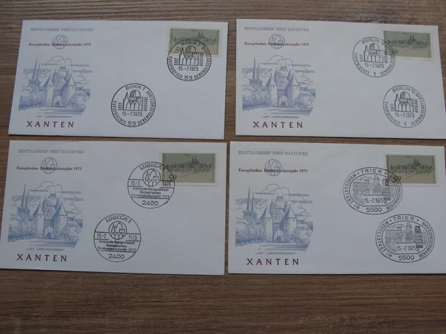 BRD/FDC 1975, Xanten Denkmalschutz