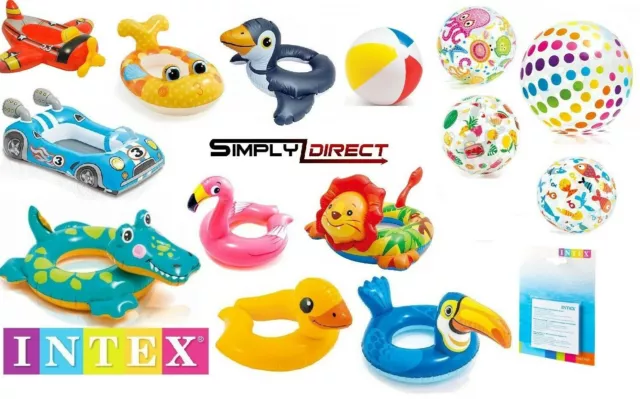 Intex-Pool Cruisers, Inflatable Blow Up Lilos And Rings, Patches - Free Post