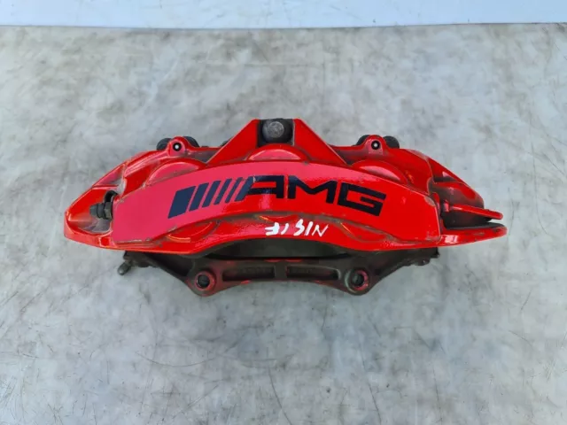 MERCEDES G-CLASS W463 G63 AMG PASSENGER SIDE FRONT BRAKE CALIPER In Red