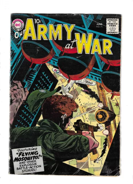 Our Army At War # 71 Good/Very Good [DC 10 Cents Issue]