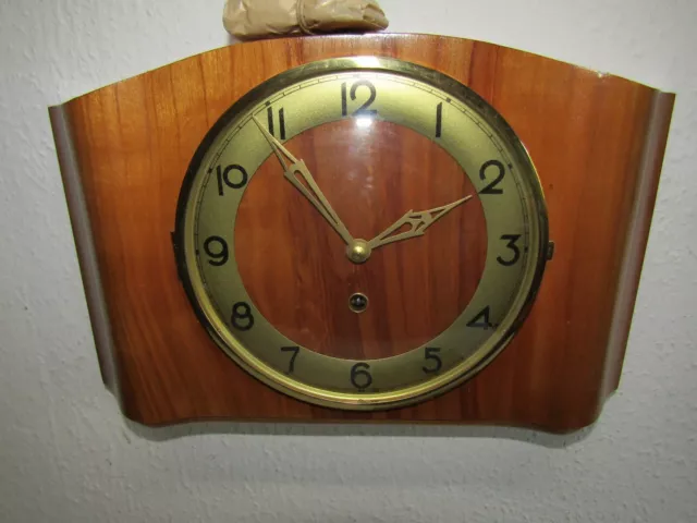 alte Küchenuhr Nr. 1063 Original Kieninger Kirchbaum Uhr Wanduhr