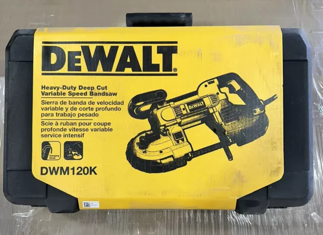 DEWALT DWM120K 10 Amp 5-Inch Deep Cut Band Saw Kit