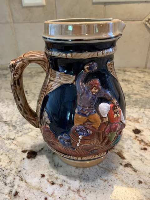 Vintage German Beer Stein Pitcher