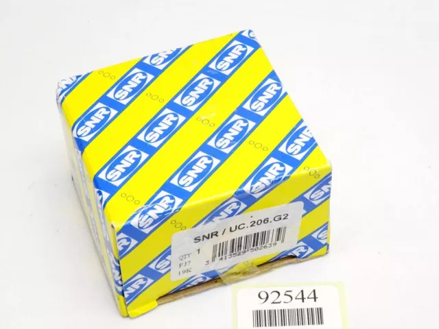 SNR Roulements UC.206.G2 UC206.G2 30x62x38 MM / Neuf Emballage D'Origine