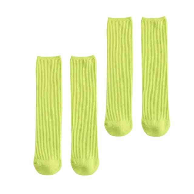 2 Pairs Socks Kids Casual Cotton Socks Girl Socks Calf Socks 2