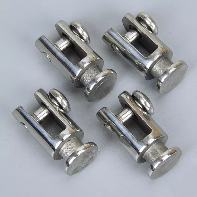 4pcs 316 Stainless Steel Quick Release Post Deck Hinge Hardware for Boat Marine