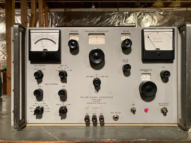 BOONTON RADIO CO. FM-AM Signal Generator Model 202H $110.00 - PicClick
