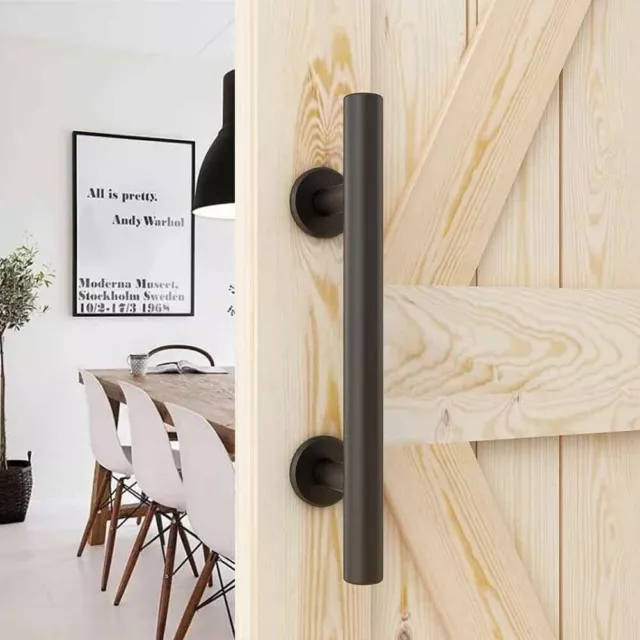 6"/10"/12" Retro Sliding Barn Door Pull Flush Handle Gate Furniture Hardware