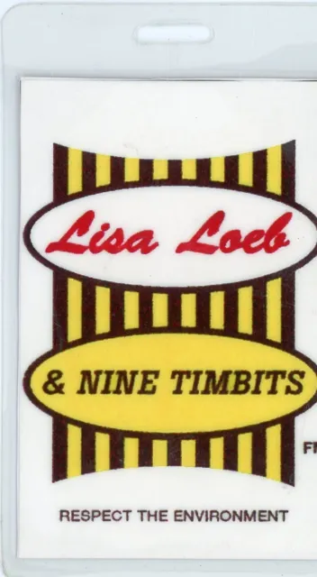 Lisa Loeb Vintage Concert Backstage/Crew Pass