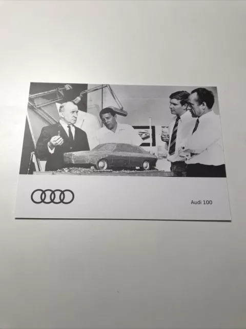 Audi 100 C3 Postkarte Sammler Rar Tradition Auto 🚘🚗 Technik Audi Klassiker