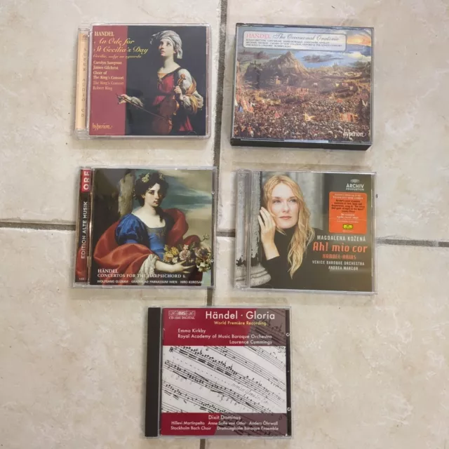 LOTTO 5 cd di musica classica - HANDEL