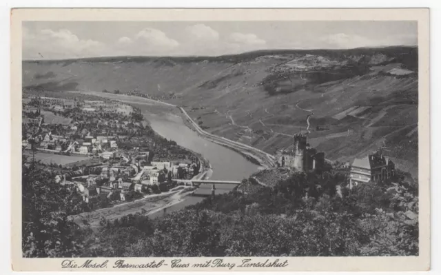 AK Rheinland-Pfalz: Mosel, Berncastel-Cues, 1936