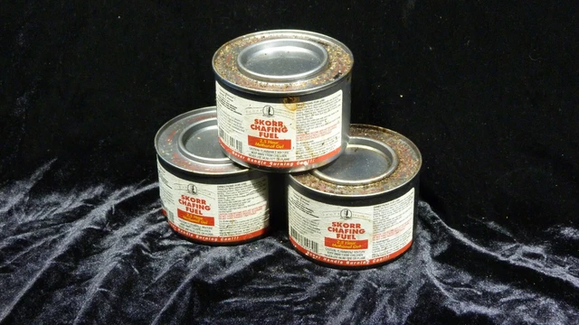 Set of 3  Skorr Chafing Fuel 2.5 hour Methanol Gel