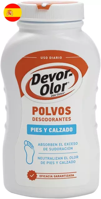 Devor Olor Polvos para Pies 100 G, previene y elimina el olor de los pies.