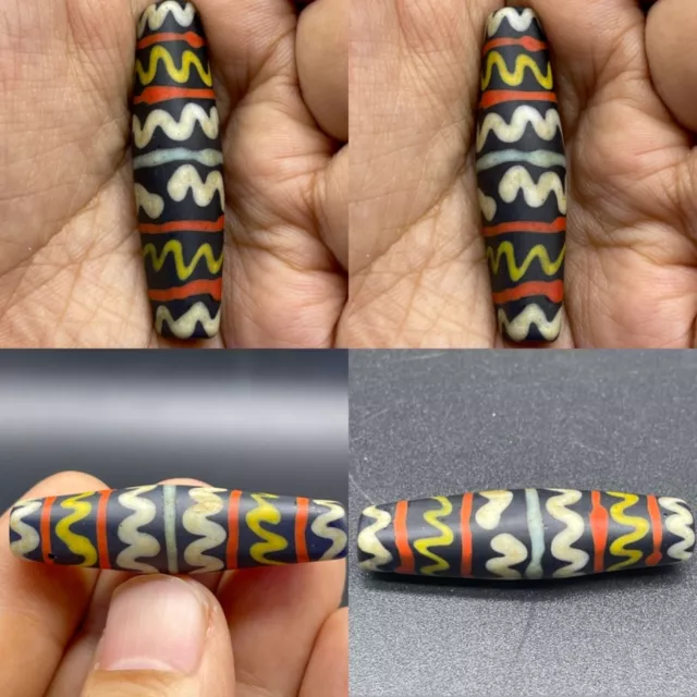 Wonderful Old Ancient Antique Romans Mosaic Glass Bead