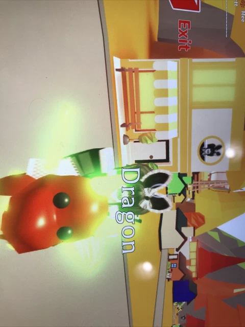 ROBLOX - ADOPT Me - Legendary - MEGA NEON Fly Ride Pet - Red Dragon MFR ...