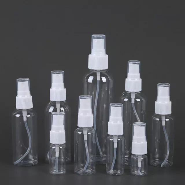 5-200ml Reise Transparent Kunststoff Parfümzerstäuber Leere Kleine Sprühflasche~