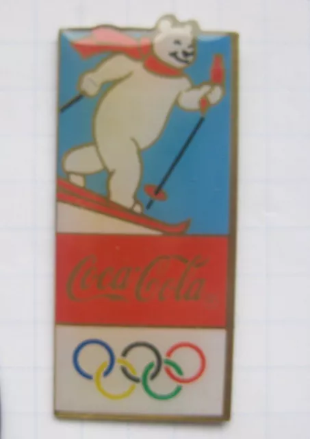 COCA COLA / OLYMPISCHE SPIELE EISBÄR .................... Wintersport Pin (210i)