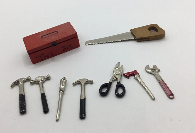 Dolls House Toolbox And Tools