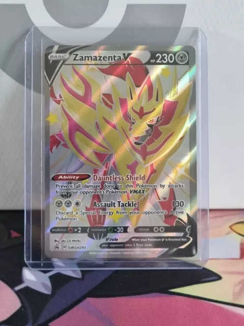 ZAMAZENTA V SWSH293 (Shiny) Black Star Promos Pokémon Card $4.00 - PicClick  AU