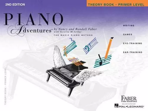 Primer Level - Theory Book: Piano Adventures - Paperback By Faber, Nancy - GOOD