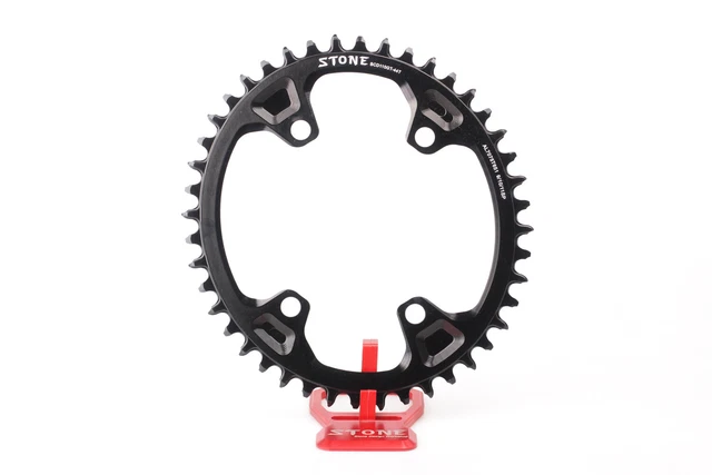 Stone Narrow Wide Chainring – Shimano GRX BCD110 Gravel Chainring (Black)