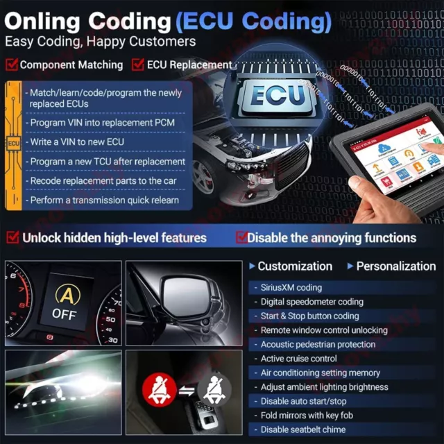 LAUNCH X431 PROS V + PRO Full System Diagnostic Scanner Key Coding Active Test 3