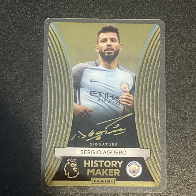 PANINI ADRENALYN XL 2025 History Maker, Sergio Aguero Signature Card. £