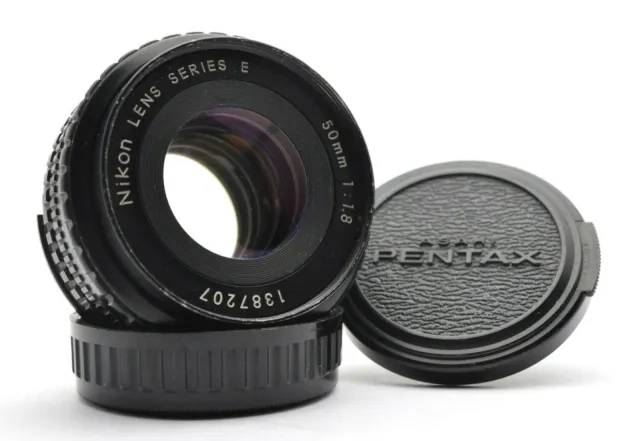 Nikon Lens Series E 1,8 / 50 mm Pancake Standard Kit Objektiv Lens + Cap o89