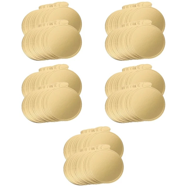250 pz vassoi cartone vassoio base torta tavola torta oro per tavolo da cucina