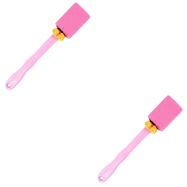 2 PCS Shower Brush Exfoliating Back Washing Straps Body Scrubber Bath