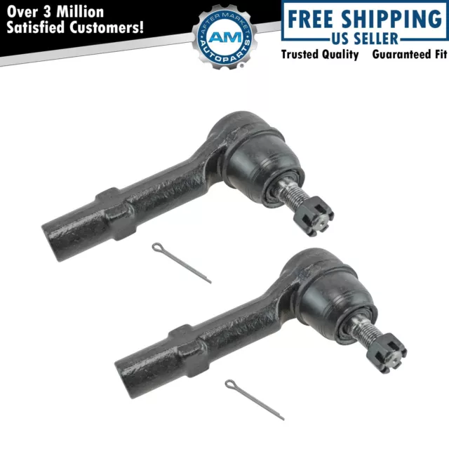 Tie Rod End Outer Front LH RH Pair for Enclave Traverse Acadia Outlook New