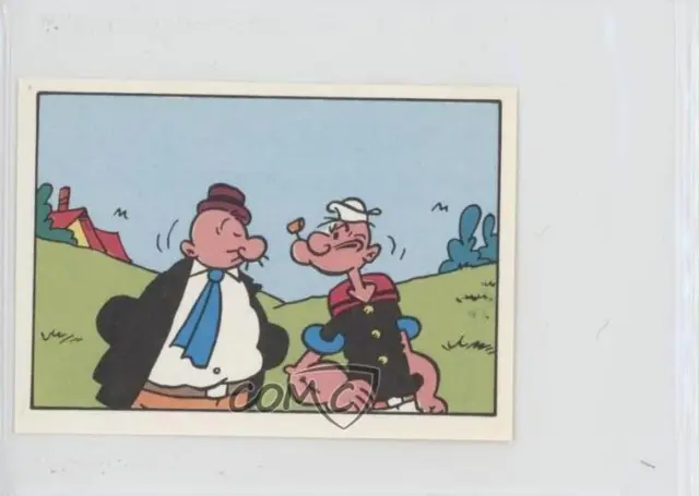 1980 Decje Novine Popeye Album Stickers Popeye Wimpy #86 0a4f