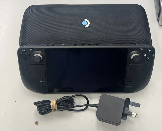 VALVE STEAM DECK 512GB Handheld Black Games Console With Charger & Case