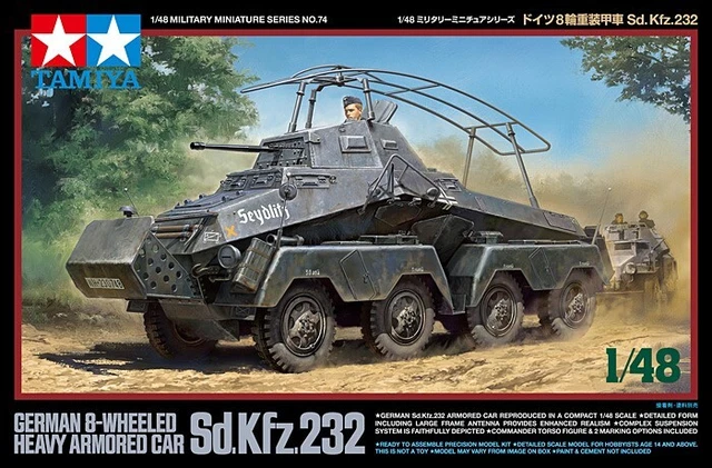 Tamiya 32574 1/35 SD.KFZ.232 Maquette De Montage