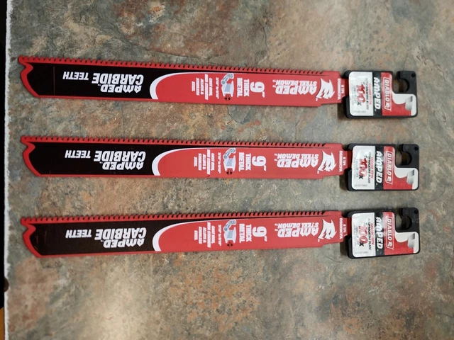 Diablo Steel Demon Amped 9" Thick Metal blade NEW Lot of 3.